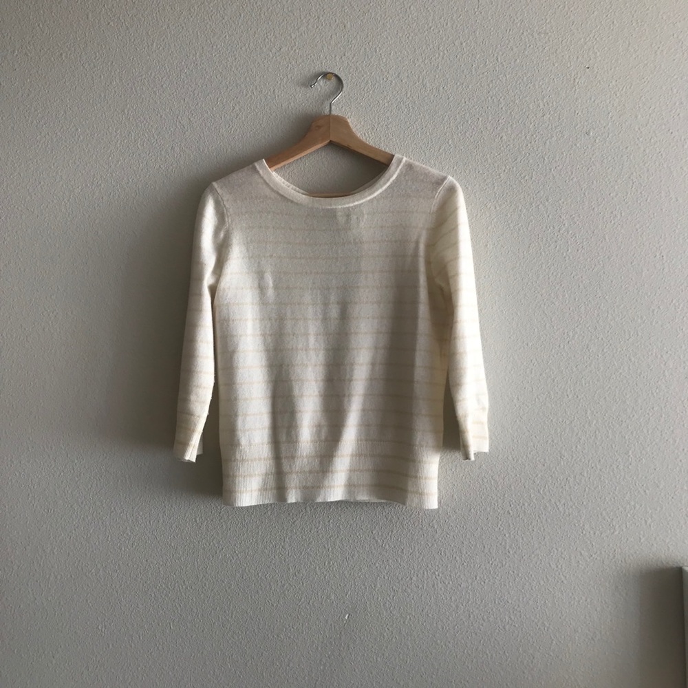 Vince striped cashmere sweater